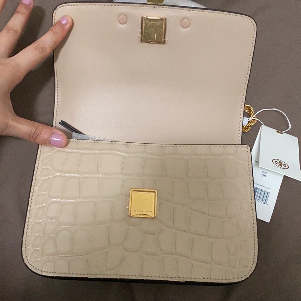Tory burch eleanor sling bag embossed crocodile - Picture 4 of 5